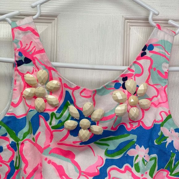Lilly Pulitzer Pink and Blue Sleeveless Sundress - Picture 5 of 10